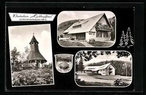 AK Todtmoos / Schwarzwald, Wanderheim Hochkopfhaus auf dem Weissenbachsattel