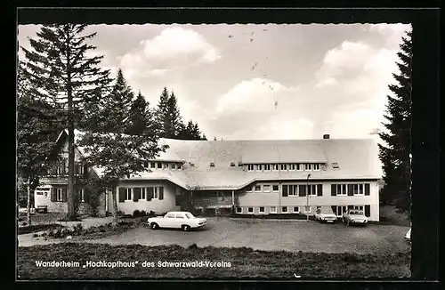 AK Todtmoos / Schwarzwald, Wanderheim Hochkopfhaus auf dem Weissenbachsattel
