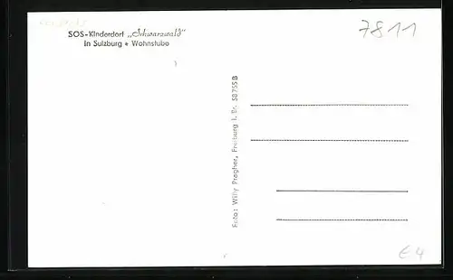 AK Sulzburg, SOS-Kinderdorf Schwarzwald, Wohnstube