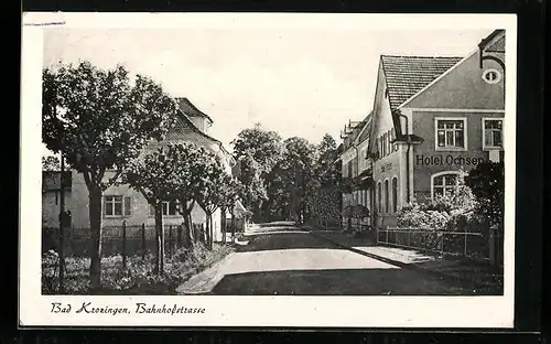 AK Bad Krozingen, Bahnhofstrasse