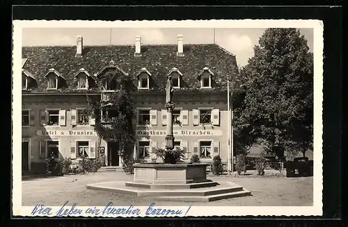 AK Sankt Peter / Schwarzwald, Hotel und Gasthaus zum Hirschen