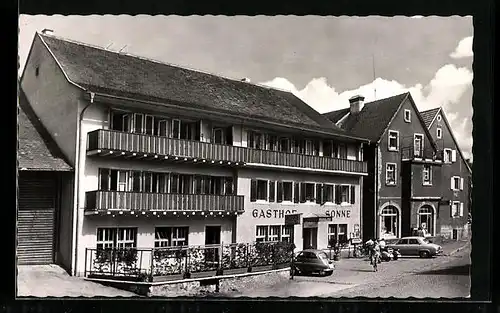 AK Kirchzarten / Schwarzwald, Gasthof und Pension Zur Sonne