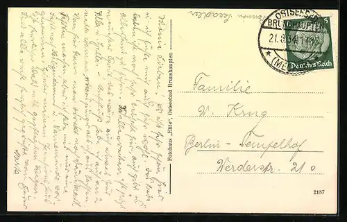 AK Brunshaupten, Strand und Strandpromenade