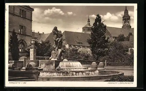 AK Minden i. W., Manzelbrunnen