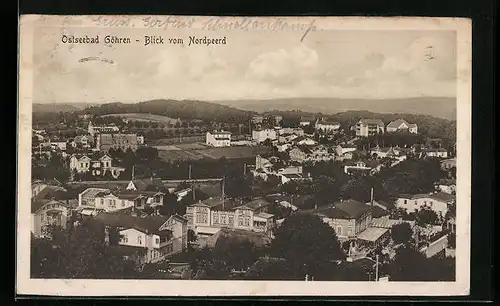 AK Göhren / Rügen, Blick vom Nordpeerd