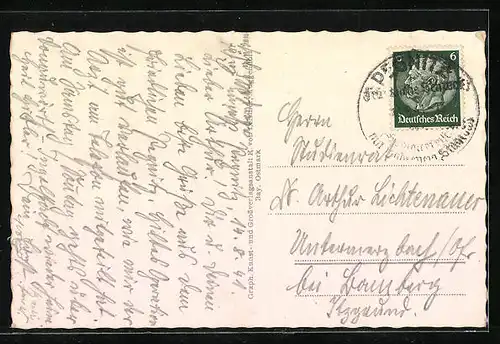 AK Pegnitz / Fränk. Schweiz, Ortsansicht mit Kirche