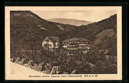 AK Oppenau / Schwarzwald, Gasthaus und Pension zur Taube im Lierbachtal