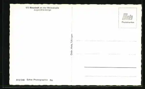 AK Neustadt an der Weinstrasse, Jugendherberge
