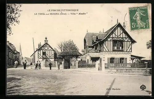 AK Le Theil-sur-Huisne, Villa Abadie