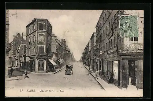 AK Flers, Rue de Paris