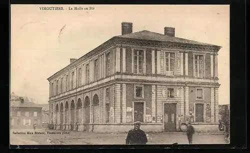 AK Vimoutiers, La Halle au Blé