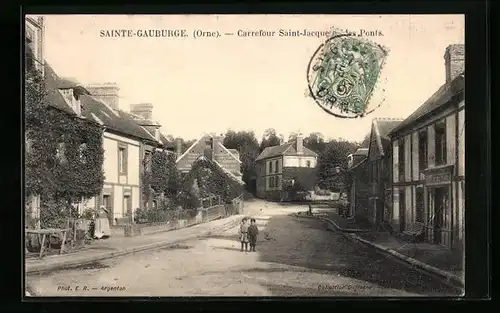 AK Sainte-Gauburge, Carrefour Saint-Jacques