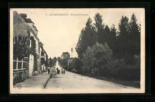 AK Le Merlerault, Rue des Fontaines