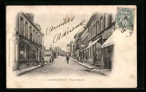AK Le Merlerault, Place du Marché