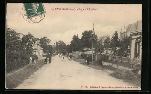 AK Sainte-Gauburge, Route d`Échauffour
