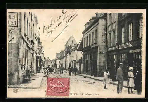 AK Le Merlerault, Grande-Rue