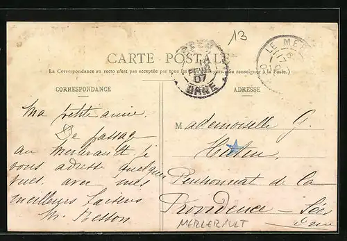 AK Le Merlerault, Grande-Rue