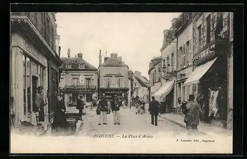 AK Écouché, La Place d`Armes
