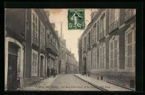 AK Belleme, La Rue Ville-Close et la Poste