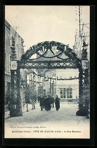 AK Belleme, Fete de Jeanne d`Arc, La Rue Boucicant