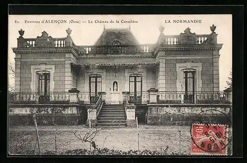 AK Alencon, Le Chateau de la Cusselière