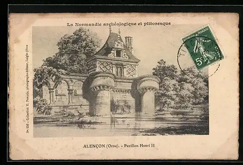 AK Alencon, Pavillon Henri II.