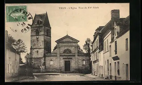 AK Trun, L`Eglise, Tour du XVe siècle