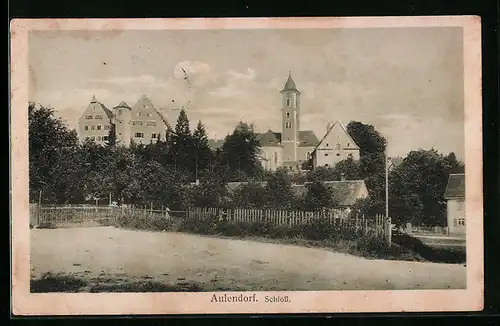 AK Aulendorf, Ansicht des Schlosses