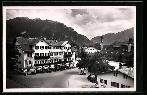 AK Oberammergau, Das Hotel Wittelsbach