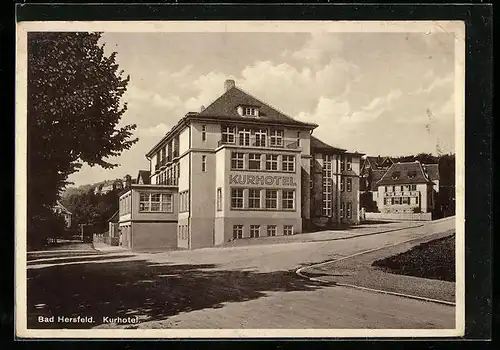 AK Bad Hersfeld, Blick auf Kurhotel