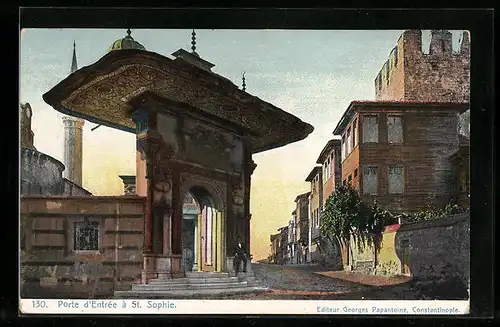 AK Konstantinopel, Porte d`Entree á St. Sophie