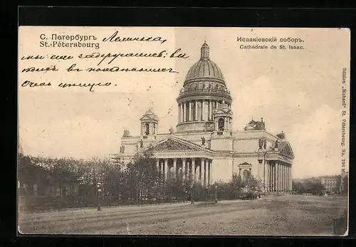 AK St.-Petersbourg, Cathedrale de St. Isaac