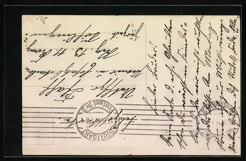 AK Stuttgart, Eroberte Kanonen auf dem Schlossplatz