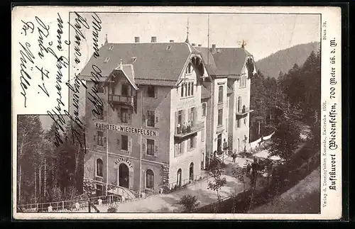 AK Bühlertal, Kurhotel-Restaurant Wiedenfelsen