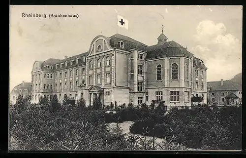 AK Rheinberg, Blick auf Krankenhaus