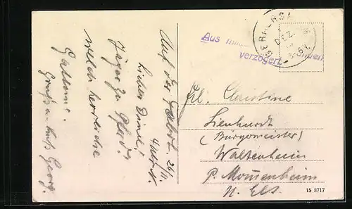 AK Germersheim, Blick in die Marktstrasse