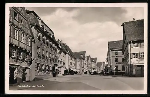 AK Crailsheim, Blick in die Karlstrasse