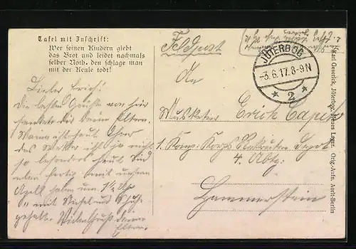 AK Jüterbog, Blick durchs Dammtor