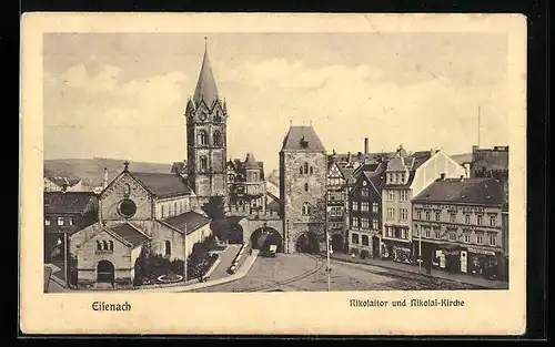 AK Eisenach, Nikolaitor und Nikolai-Kirche