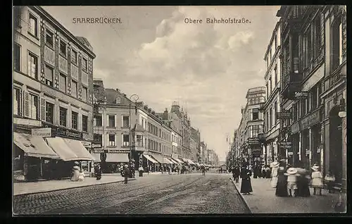 AK Saarbrücken, Obere Bahnhofstrasse