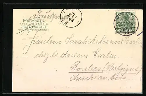 AK Hamburg, Promenade-Concert am Rathausmarkt