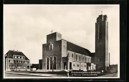 AK Friedrichshafen /Bodensee, St. Petrus-Canisiuskirche