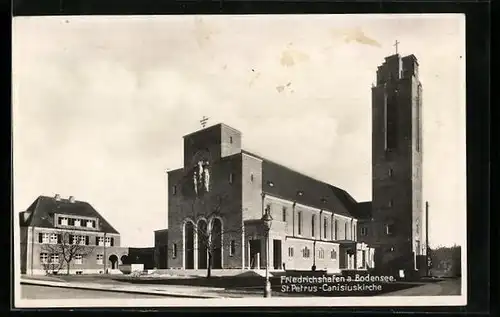 AK Friedrichshafen /Bodensee, St. Petrus-Canisiuskirche