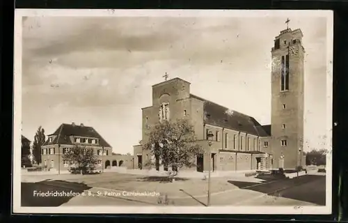 AK Friedrichshafen a. B., St. Petrus Canisiuskirche