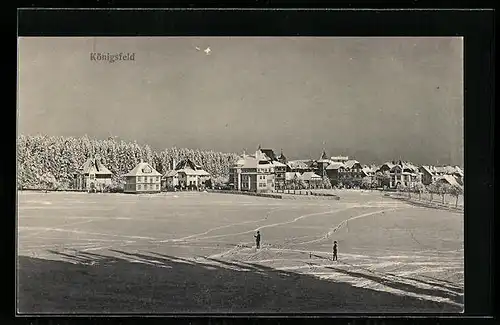 AK Königsfeld, Ortsansicht aus der Vogelschau
