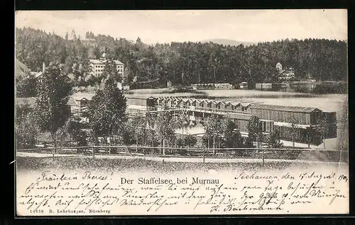 AK Murnau, Blick zum Staffelsee