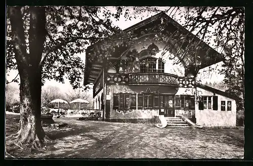 AK Tegernsee, Gasthaus und Cafe Schiessstätte