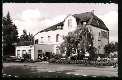 AK Buchholz-Bhf. bei Boppard im Hunsrück, Hotel Tannenheim