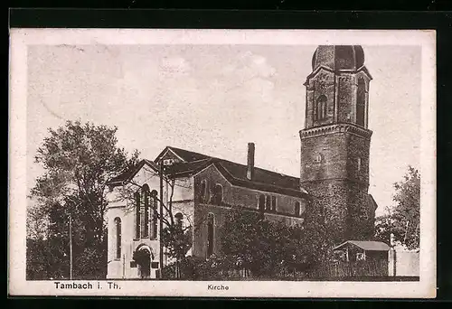 AK Tambach i. Thür., an der Kirche