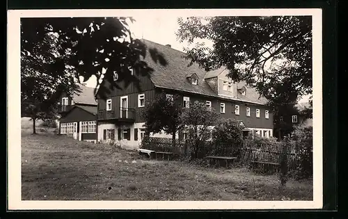 AK Nassau im Erzgebirge, am Alten Forsthaus